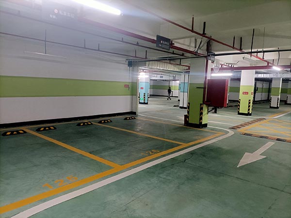 色达小区划线